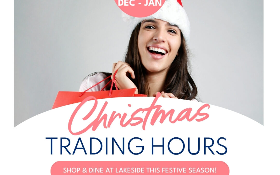 Christmas Trading Hours!